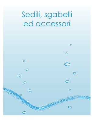 Sedili, sgabelli ed accessori